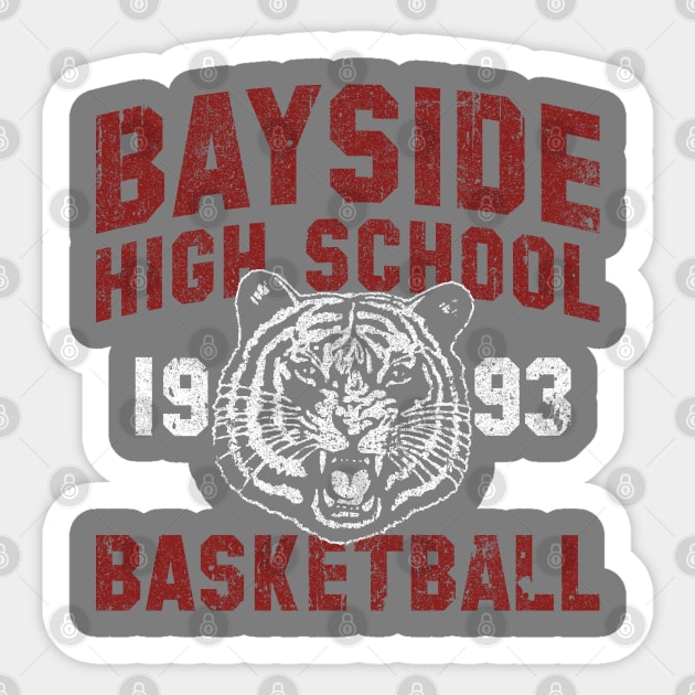 Bayside High Tigers Basketball (Variant) Sticker by huckblade